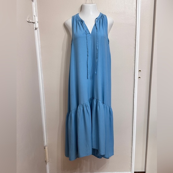 Prologue Dresses & Skirts - Flawed - Prologue - Sleeveless Chambray Hi Low Dress
